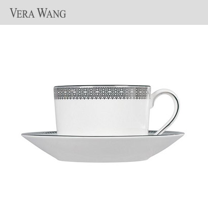 [해외][베라왕] 웨지우드 레이스 Wedgwood LaceLace Tea Cup &amp; Saucer 4인조(8pc) 관세포함,무료배송