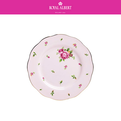 [해외] 로얄알버트 뉴 황실장미 New Country Roses Pink Vintage Salad Plate (1pc)  20cm 관부가세 포함